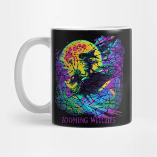 Zooming Witches Halloween Mug